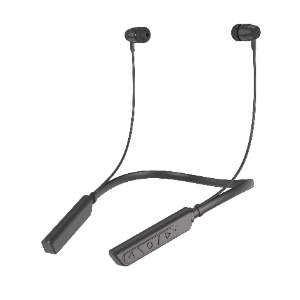 Wings black glide neckband bluetooth wireless earphones with mic hot sale